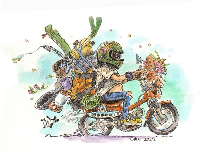 「バイク 複数の男性」のTwitter画像/イラスト(人気順)｜5ページ目