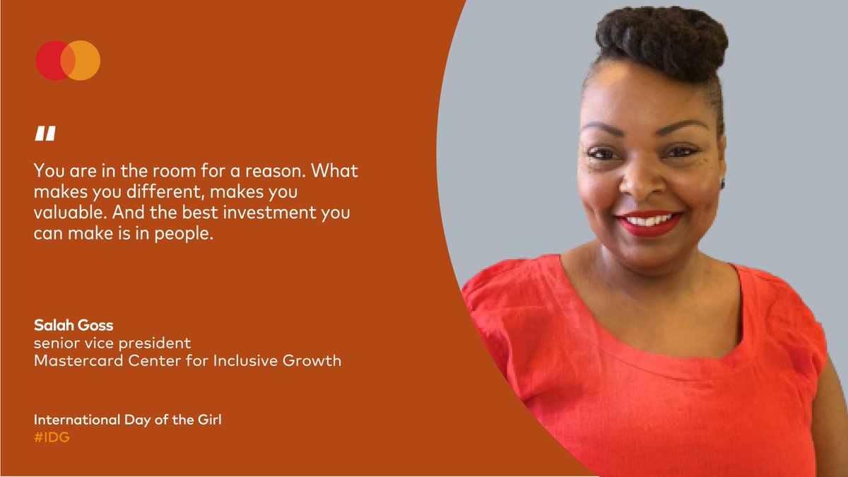 What advice would you give your 12-year-old self? For International Day of the Girl, we asked women leaders from #Mastercard and Mastercard Start Path to share their insights. #IDG2022 #DayoftheGirl