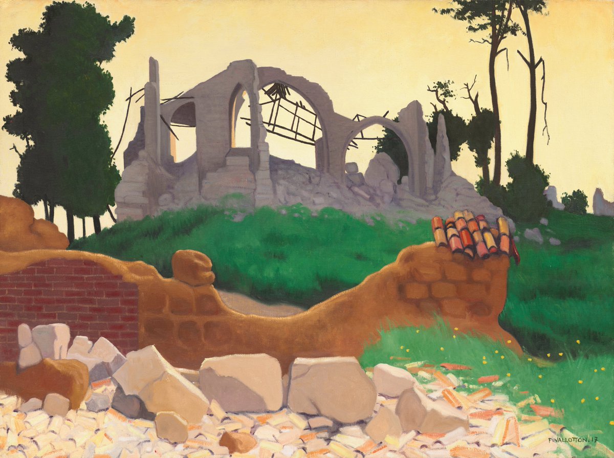 Artips_fr's tweet photo. 🎨 Pour les artistes, peindre la réalité de la #PremiereGuerreMondiale n'est pas une mince affaire... Mais Félix #Vallotton s'en tire avec brio 🖌️ On vous en dit plus avec le @MemorialVerdun par ici 👉 https://t.co/vsXvsKfmLO 👈 #Verdun #GrandeGuerre #WWI https://t.co/KqSZZrWUjy