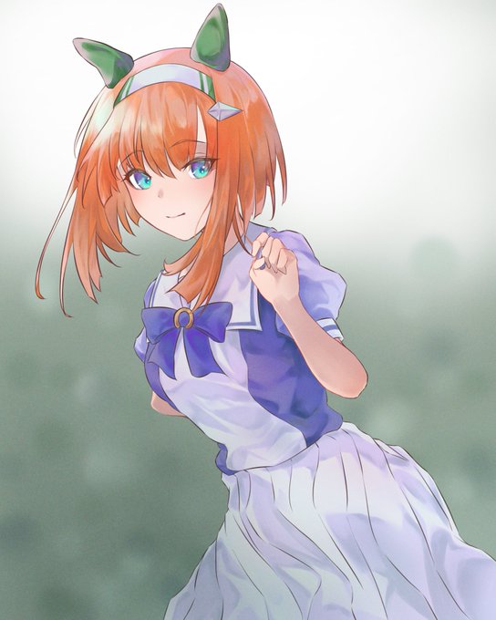「髪…切ってみたんです。どうですか」的なショートスズカ#ウマ娘 #サイレンススズカ 
