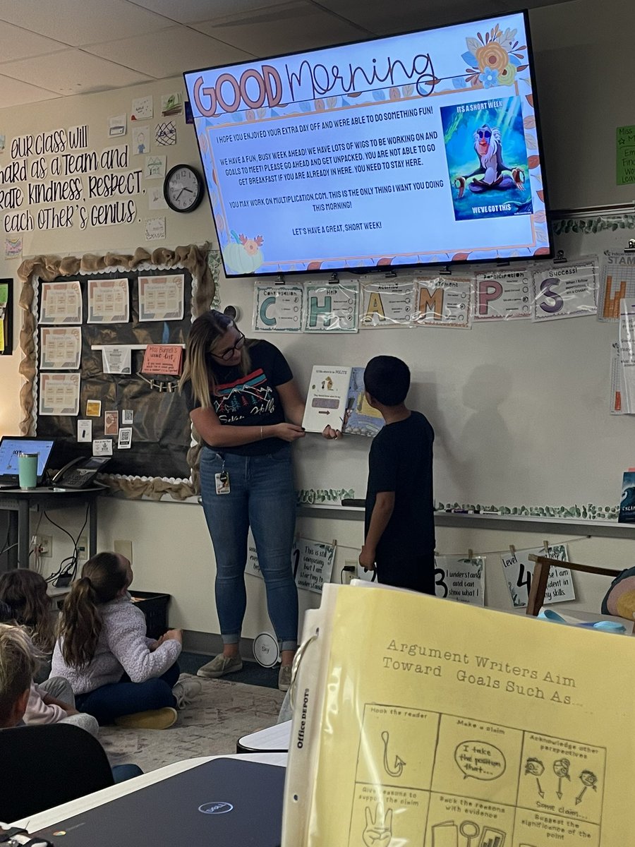 When you notice your class needs to work on including others, you work with your teacher to lead Habit Huddle! <a href="/missbunnell/">Kaylie Bunnell</a> is empowering leaders!
🎉  <a href="/7HillsNISD/">7Hills Elementary</a> <a href="/KAustinLeads/">Mrs. Austin</a> <a href="/7HillsBlackburn/">Kim Blackburn</a>