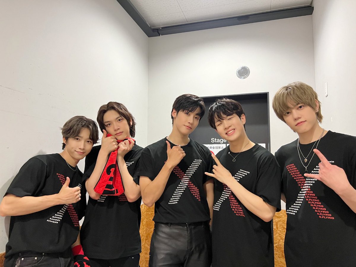 JK_nflying's tweet photo. 最高だった✨😭
到着が開演2分前でめちゃくちゃギリギリだったけど😂

#NFlying #엔플라잉 #Amnesia #エヌフラ #zepp #zeppnamba https://t.co/ZT1vKZ6CE9