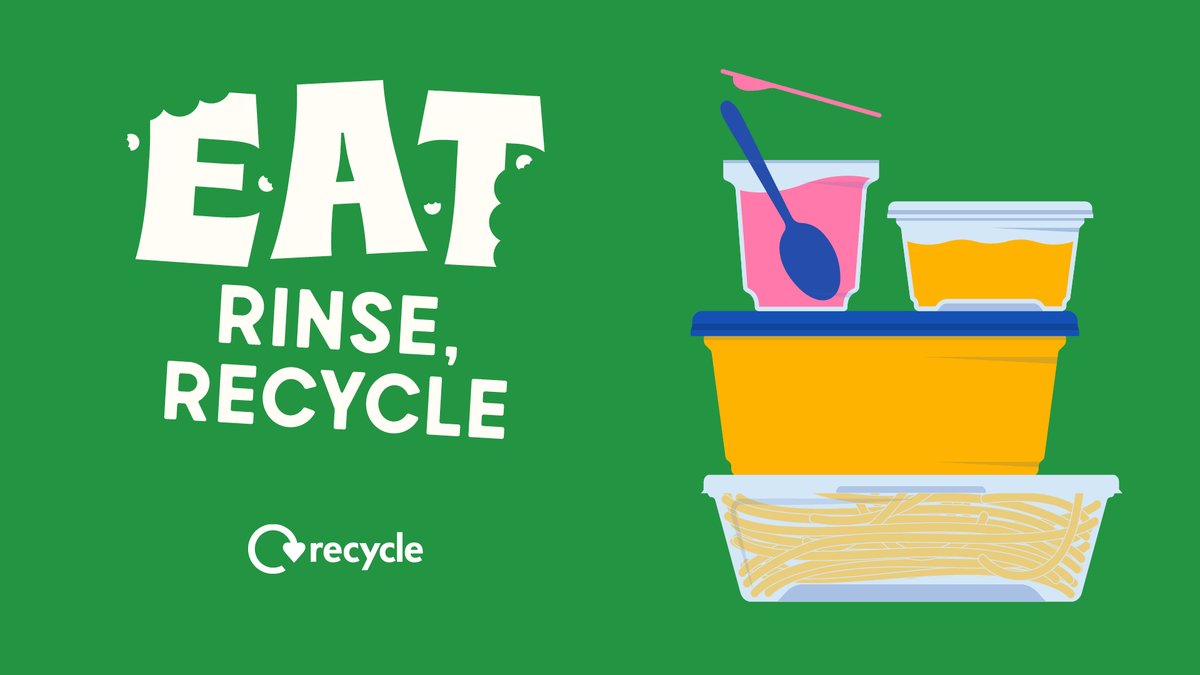 Let's get real about recycling. Be a good recycler: eat, rinse, empty and recycle. Thank you!

#RecycleWeek