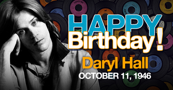 Today we\re celebrating one half of the great duo, Hall and Oates! happy Birthday, Daryl Hall! 