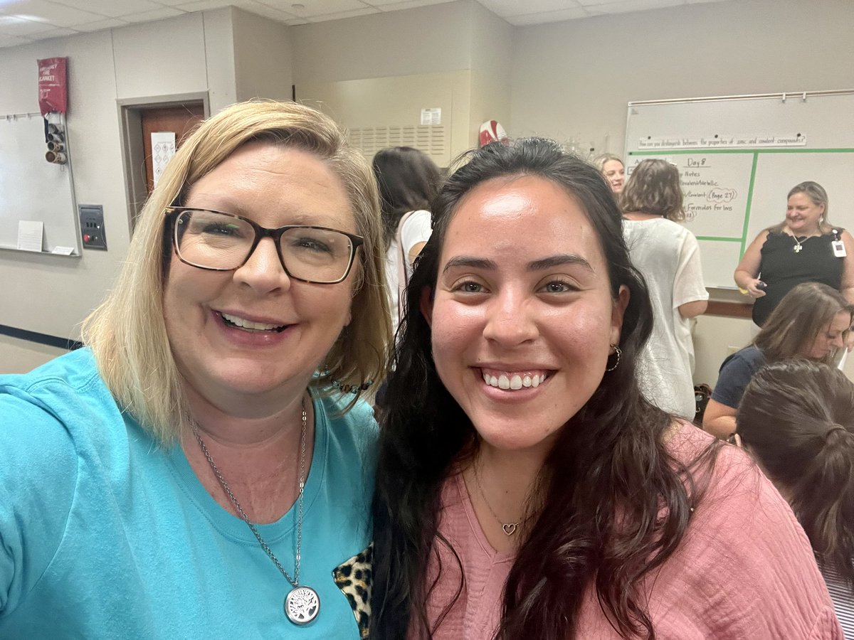 When you’re at CIC and you run into a former student who’s now a teacher… #1LISD #CIC2022  #happyheart