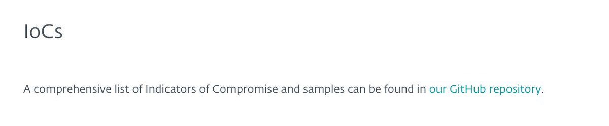 Every bigger org should do it like ESET ... let the marketing department manage the website and the blog posts but maintain the IOCs / rules in repo that the TI team has write access to.
Often I reviewed IOCs, found errors / missing info and it took them hours to get it fixed.