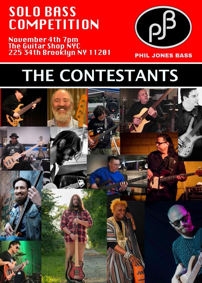 coopaloopmusic's tweet photo. I am so happy to announce that I have been accepted into the @philjonesbass solo bass competition!! I'll be heading up to New York City on Nov 4 to play my original music at and have a chance at winning some amazing gear/prizes #solobass #coopaloop #bass https://t.co/J2uc0F0yOn