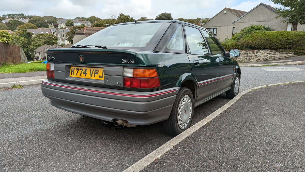 cornishcarspots's tweet photo. @thecarfactoids @neilmbriscoe @t2stu @DarraghMcKenna @TopOfTheTower @StvCr @ChrisGoffey @Rover200400 And still good enough for me to use as a daily driver... https://t.co/E8OIeN1ak8