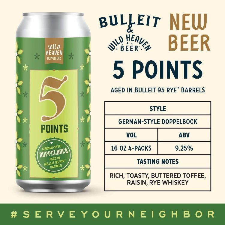 Announcing Our 5th Collaboration Beer with Bulleit Frontier Whiskey - @bulleitbourbonwhiskey #craftbeer mailchi.mp/wildheavenbeer…