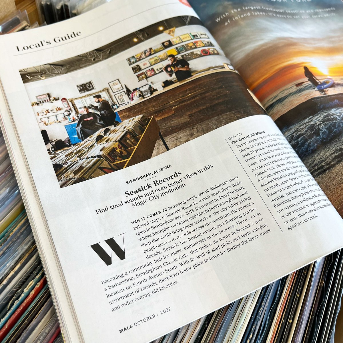 Seasick Records (@seasickbham) on Twitter photo We’ve got a nice little mention in the latest issue of <a href="/Southern_Living/">Southern Living</a> along with our pals at <a href="/endofallmusic/">The End of All Music</a>! We’ve got a nice little mention in the latest issue of <a href="/Southern_Living/">Southern Living</a> along with our pals at <a href="/endofallmusic/">The End of All Music</a>!