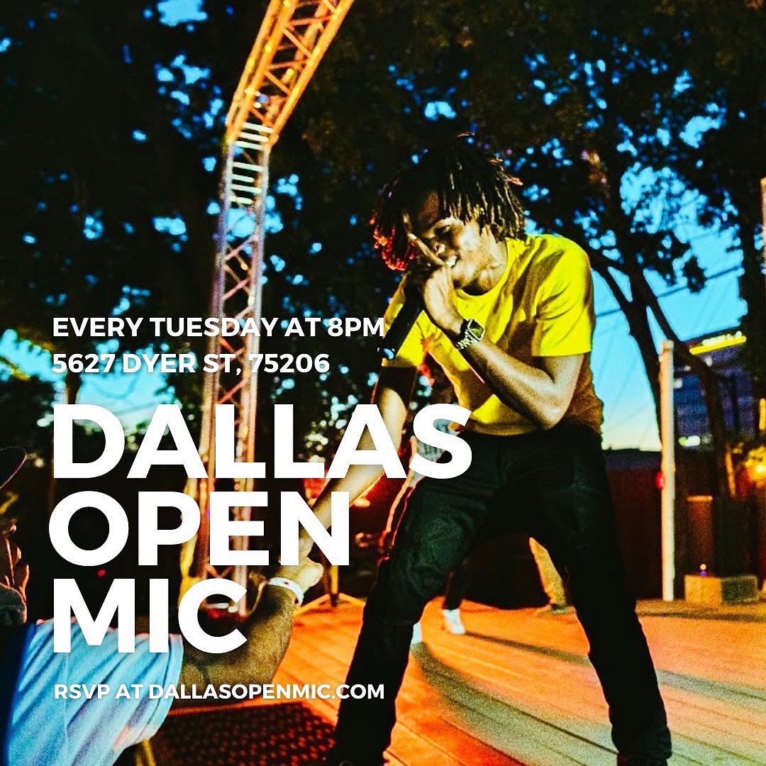 Dallas_Open_Mic's tweet photo. Doors open tonight at 8pm, see you there!

RSVP: https://t.co/4ABG6RMxlI https://t.co/VQIBSzvlea