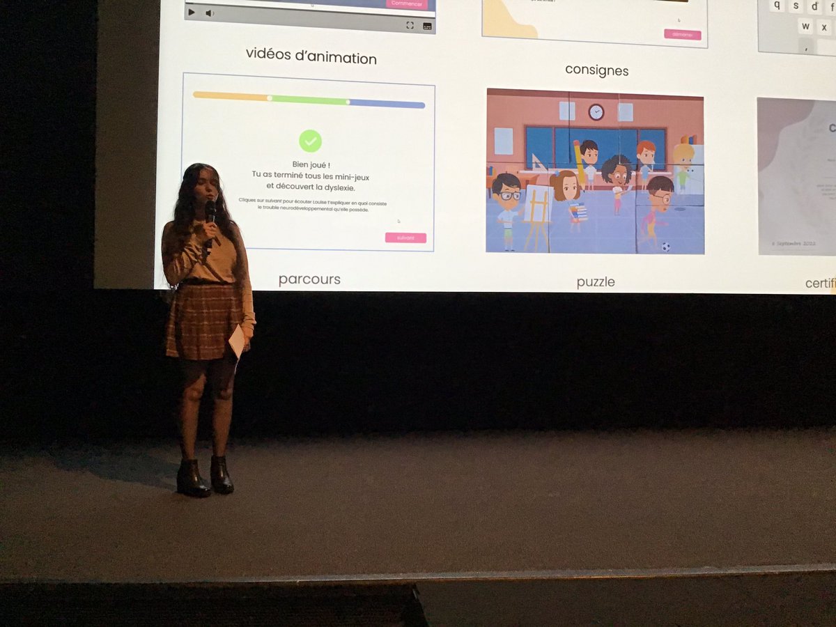 Pictanovo's tweet image. #CreaTalents - On démarre ac le #Pitch de Vinciane Vanderveken et Constance Helin (étudiantes @UphfOfficiel) et leur projet &quot;DYS moi tout&quot;, un #webdocumentaire interactif qui explique les troubles neurodéveloppementaux de façon ludique aux jeunes enfants.
#BonneChance