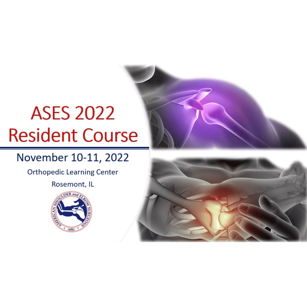 ASESmembers's tweet image. Join us for the 2022 ASES Resident Course! Registrants must be a Resident or Fellow during the 2022-2023 year. More details can be found at ases-assn.org/meetings/ases2…

#ASES #Meeting #ResidentCourse #OrthoTwitter