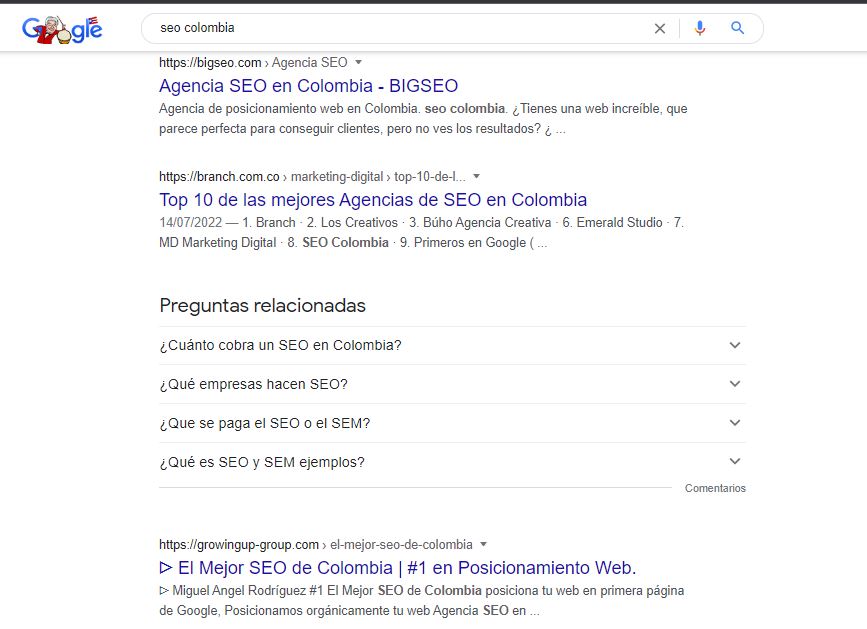 growing_group's tweet photo. Sabían que competimos con los grandes @Bigseo por la Keyword SEO Colombia en primera página de Google. https://t.co/mq8GzVeKPa