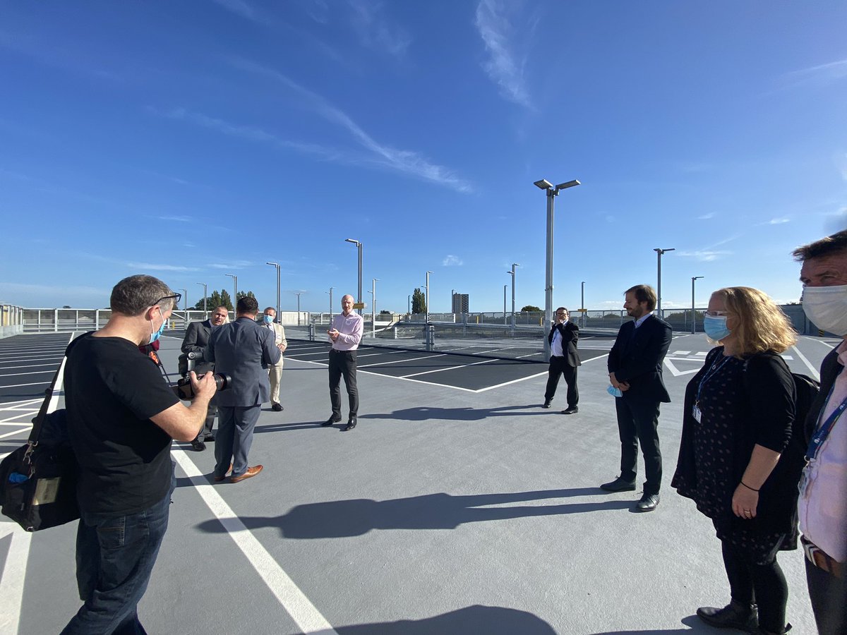Great to officially launch Southampton’s Park and Ride on the west of the city today - huge thanks to everyone involved that made this possible.

Over 1000 parking spaces here, to help make it easier and quicker to travel to and from Southampton General Hospital and into our city
