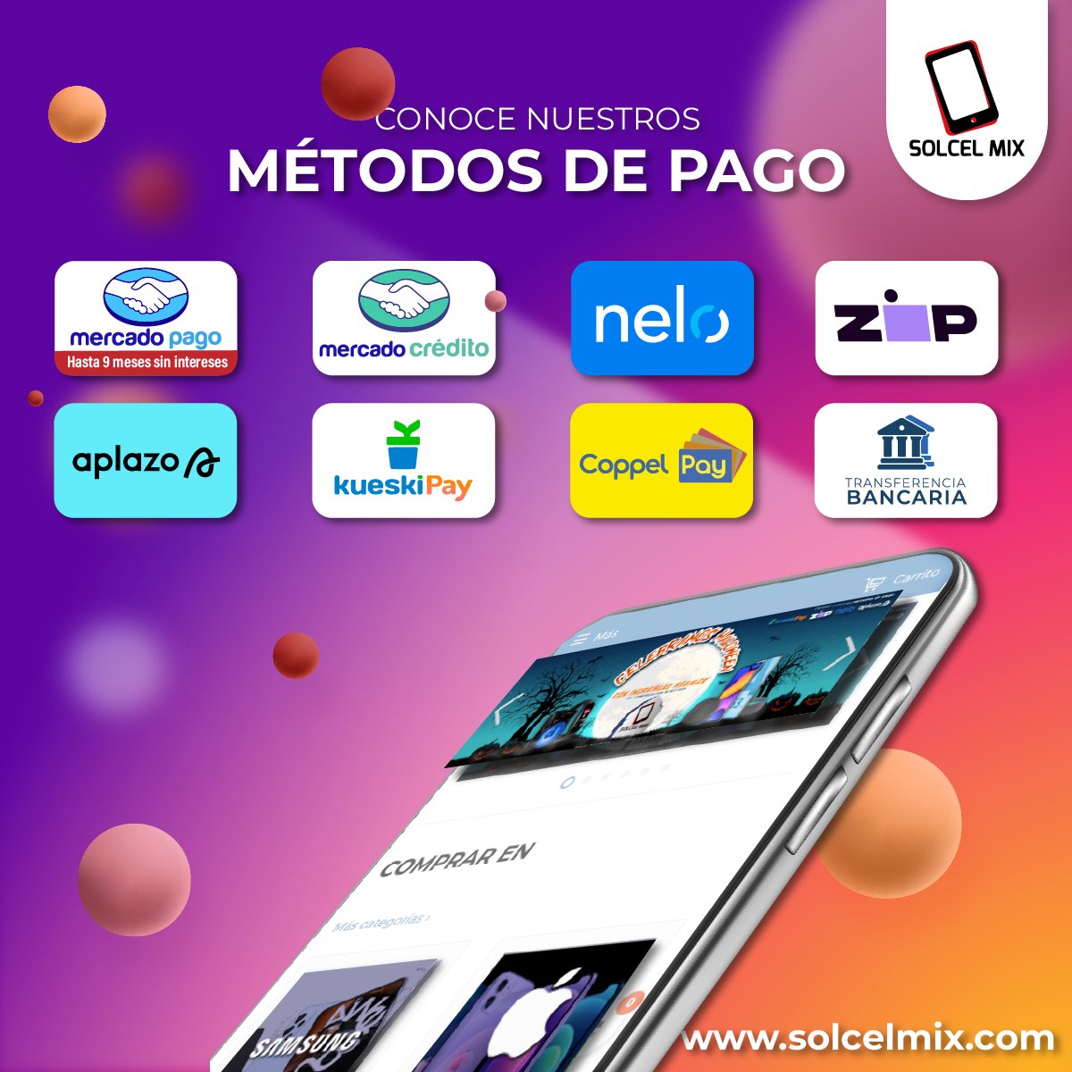 solcelmix's tweet photo. No hay pretextos para no estrenar un Smartphone nuevo, conoce todas nuestras opciones de pago.
👉🏻https://t.co/4eL84kk6RH https://t.co/39L6moayMP