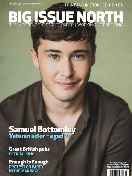.<a href="/Channel4/">Channel 4</a>’s upcoming ‘Somewhere Boy’ is the most extraordinary drama I’ve seen all year, and it was a pleasure to profile one of its stars, Samuel Bottomley, for this week’s <a href="/BigIssueNorth/">Big Issue North</a> cover.
