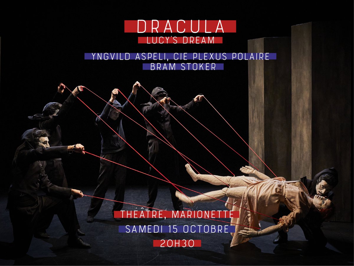 Samedi 15 octobre - 20h30 → 𝗗𝗥𝗔𝗖𝗨𝗟𝗔 
UNE RÉÉCRITURE CAPTIVANTE DU MYTHE 🦇

Après le succès international de 𝘔𝘰𝘣𝘺 𝘋𝘪𝘤𝘬, Yngvild Aspeli propose une relecture physique et visuelle du mythe de 𝘋𝘳𝘢𝘤𝘶𝘭𝘢.

👉 Infos et réservation : rb.gy/xzl60l