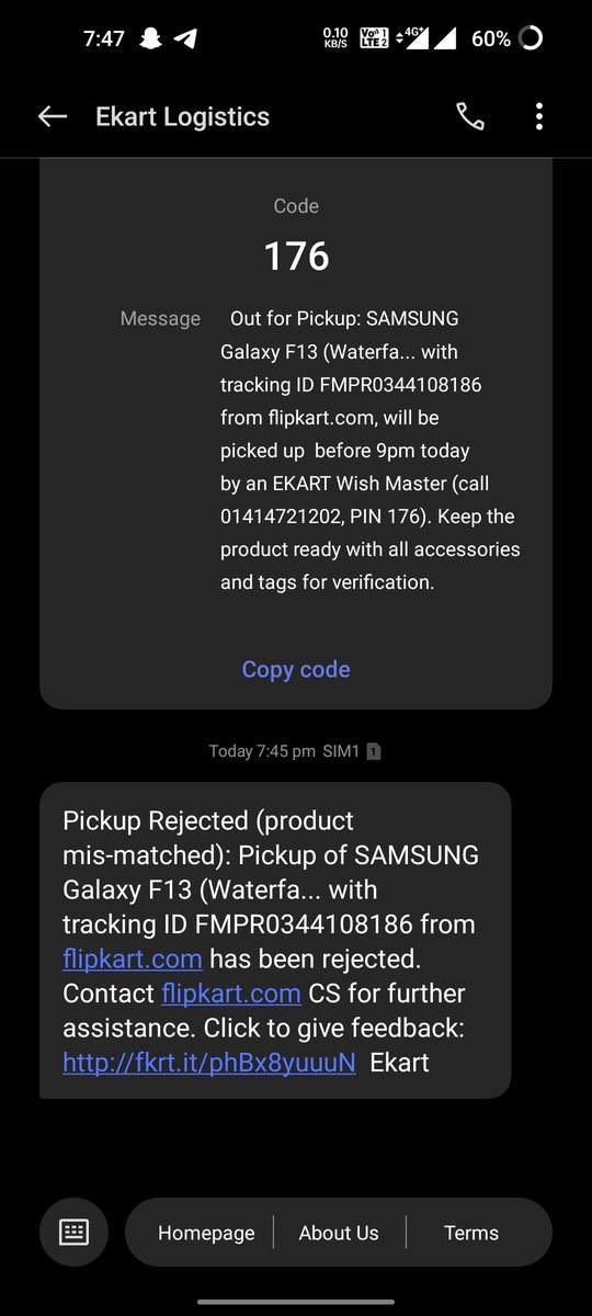 _gursharn_singh's tweet photo. It's the Fourth Time, Flipkart Delivery Guy Just Cancelled My Return Pick-up Without Even Visiting My House, I Tried Calling Him a Tremendous Number of Times But He Is Not Picking @GyanTherapy @jagograhakjago @flipkartsupport @praaatiiik #flipkartscam #FlipkartIsScamkart https://t.co/g5DcDTalyY