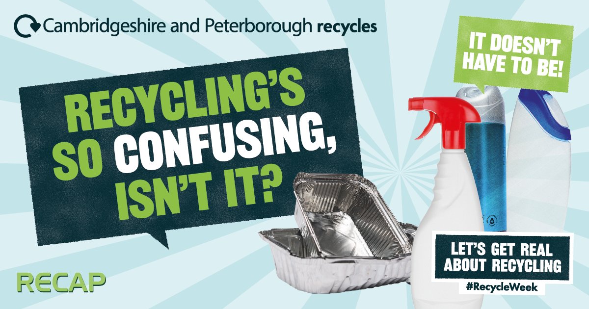 Wash, empty &amp; stick to common household packaging &amp; recycling is easy. For anything you’re not sure about, check online at recyclenow.com 

#RecycleWeek