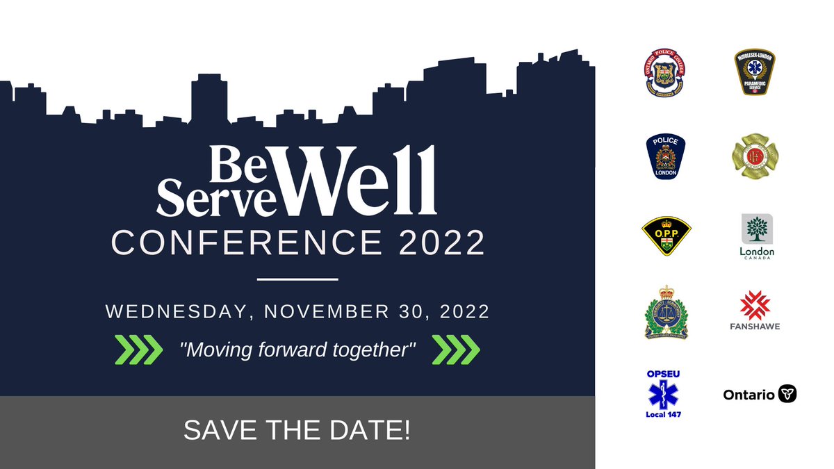 Save the date for our Be Well Serve Well Conference! We'll be back for a full day of speakers covering topics on wellness around our theme of “Moving Forward Together.” There will be yoga, service dogs and more! Keep your eyes peeled for registration in the coming weeks.