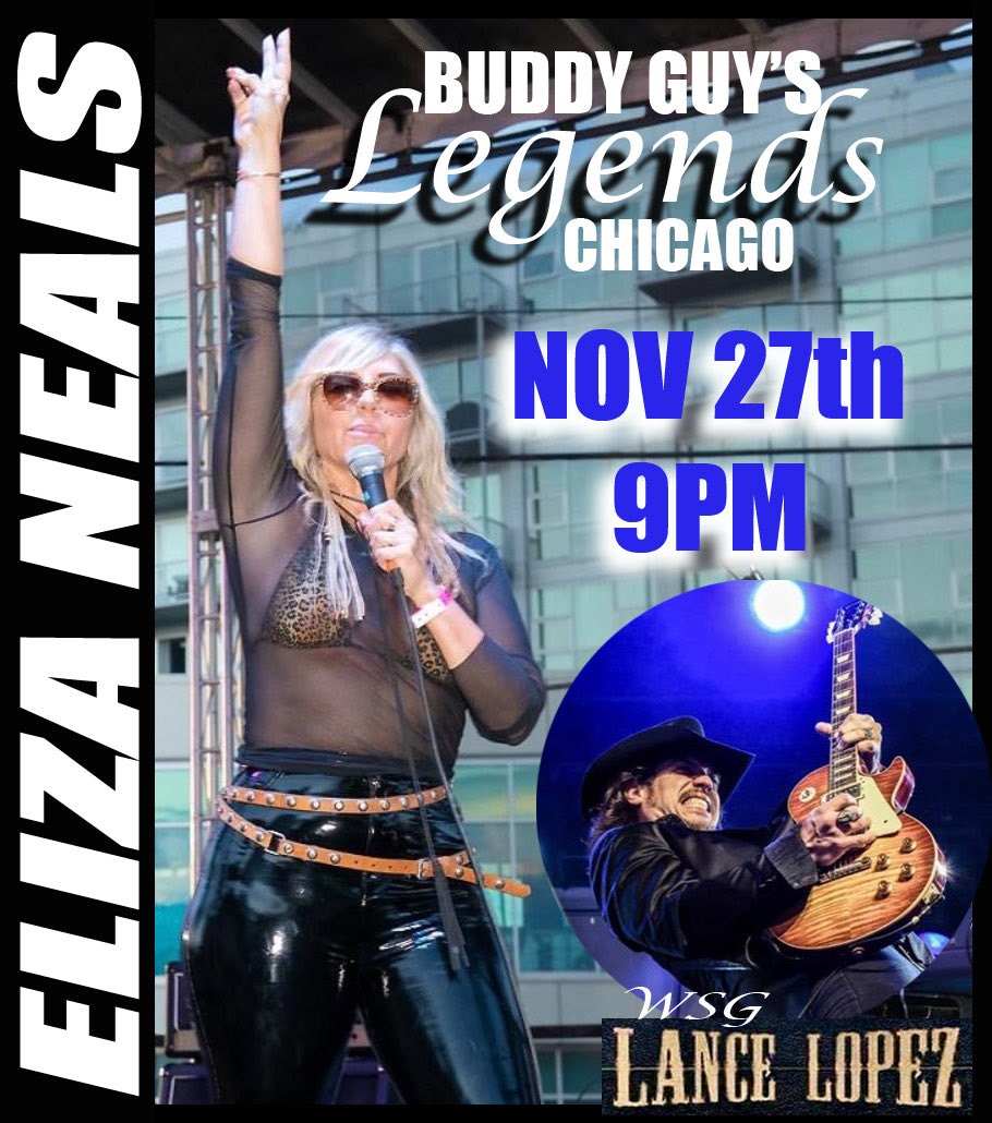 ElizaNealsRocks's tweet photo. Need #BluesRock 💯🔥
Join Me NOV 27th 9pm
@BuddyGuys Legends
700 South Wabash #Chicago #IL
Premiere Blues Club in the World
#ElizaNeals wsg @LANCE_LOPEZ_TX
hear “Queen of the Nile” LIVE
👉🏽#Tickets https://t.co/xaI8ZBOFQU 👈🏽
https://t.co/RE9ZJhk3D2 https://t.co/J5PuOfm7QJ