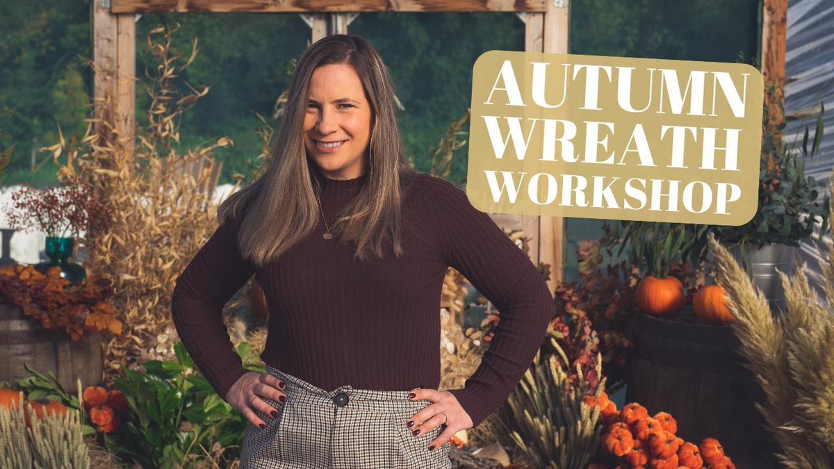 Watch me set up last week's autumn  wreath workshop youtu.be/CMabBskwzCA