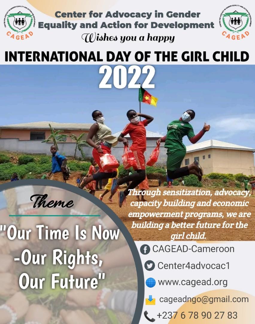 Its International Day of the Girl Child. Join us tell all girls that #OhYesTheyCan @unwomenafrica @UNICEF @whatthewomensay @CanadaCameroon @FESKamerun @EducEndowFoundn @Snwot4 @ClotildaAndien @HopeofAfrica237 @RamatuAbdu3 @ActionGender @girlswritenow @ebase_africa @VerinaMondua