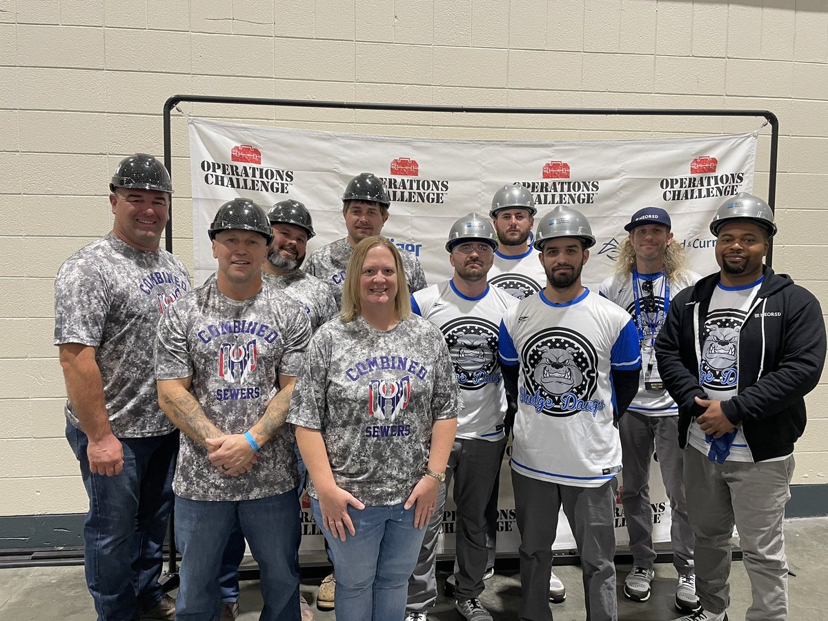 Ohio_WEA's tweet photo. Competition is strong at @WEFTEC’s #operationschallenge, but our two Ohio teams are stronger! @neorsd @ColumbusGov @NWWSD #wastewater #WEFTEC22 #wastewater https://t.co/LjNi8KcIWl