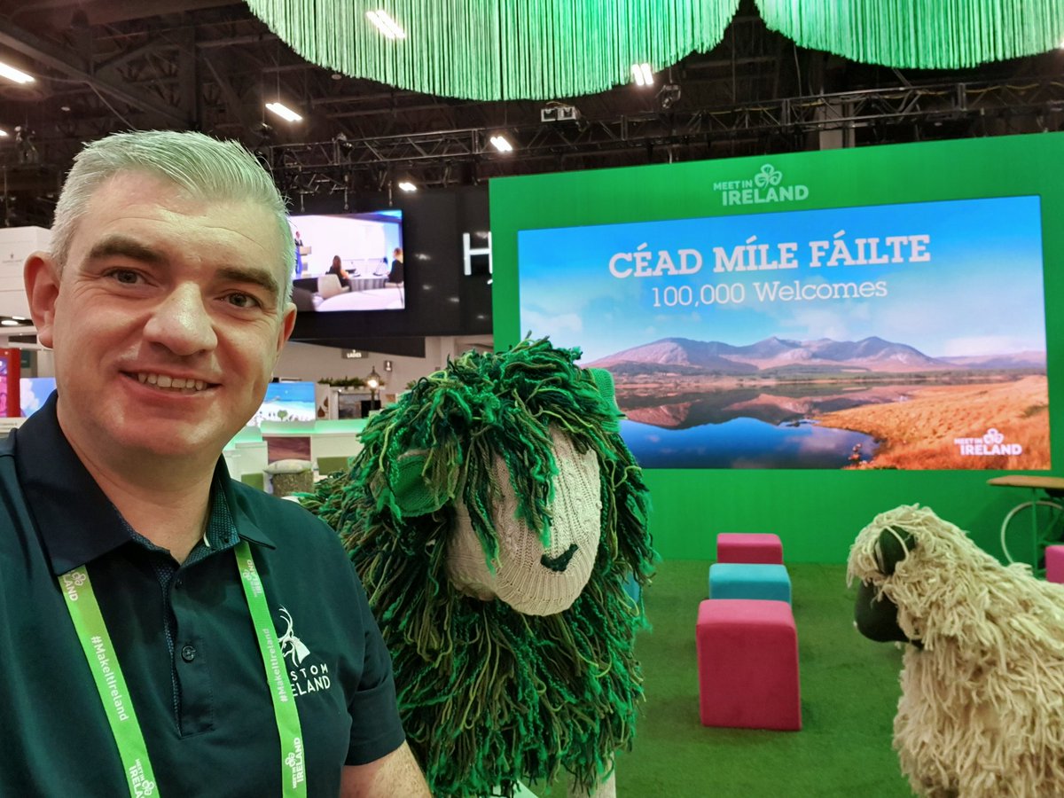 It's an early start, but I'm very glad to be here back with these two pals on the <a href="/MeetInIreland/">Meet in Ireland</a> stand at #IMEX22 to meet with all my industry friends!!! #makeitireland <a href="/MeetInIreland/">Meet in Ireland</a> <a href="/customireland/">Custom Ireland</a> <a href="/IMEX_Group/">IMEX</a> <a href="/DMCNetworkLLC/">Spark Lingonberry News</a>