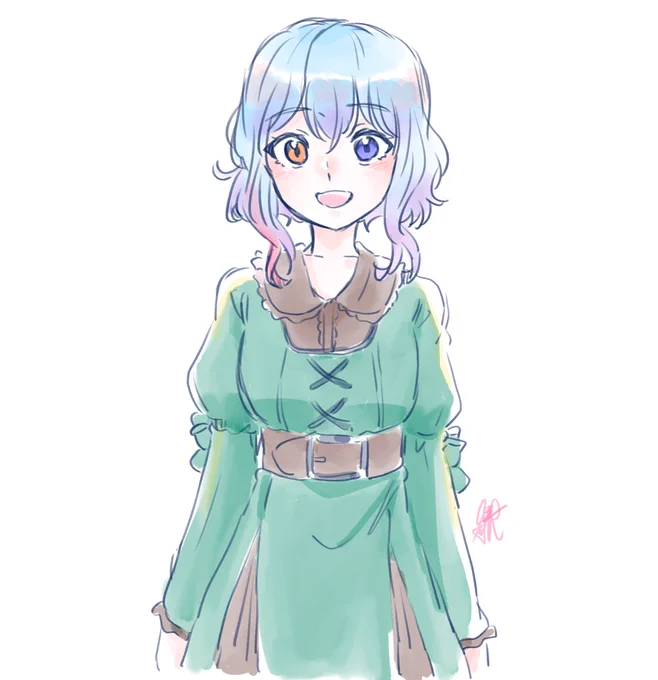 聖羅(アローラの姿)です。ここでそんな描くことがあるかは知りませんが、、、 