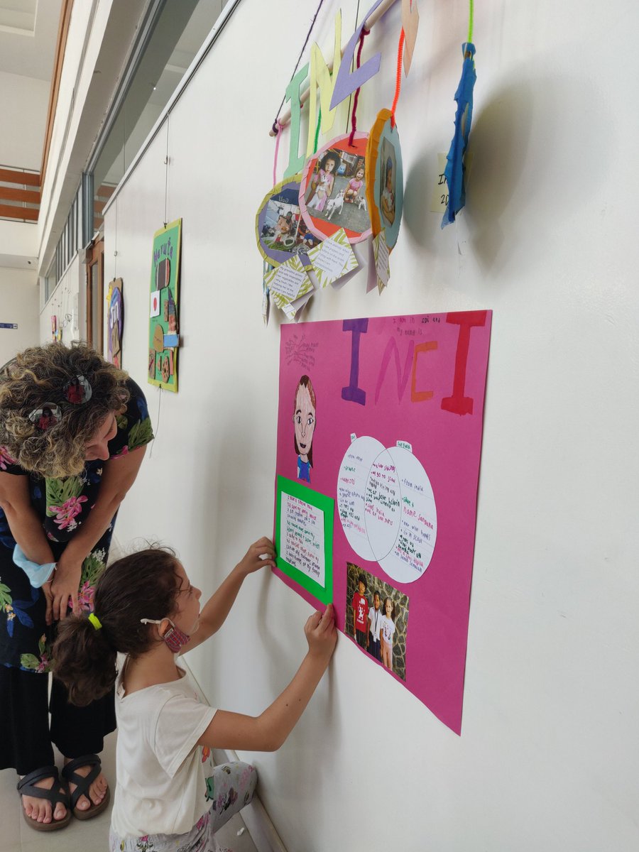 learnerDJ's tweet image. #AISCgrade2 students presenting their Identity Museum project to parents. So proud of the creativity and  persistence they showed as they prepared to showcase their learning. #AISCinquiry @AISCElementary @BabuFiona @MonaSylvina @EFijman @marykellyb @