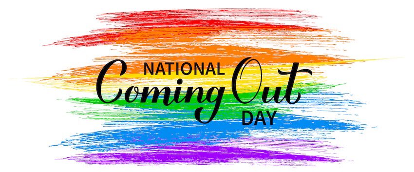 Coming out — to publicly acknowledge you are and who you love — is one of the bravest (and scariest) steps in our journey as members of the LGBTQIA+ community. If you’re out, thinking about coming out, questioning, or if it’s not safe yet, I’m here for you. #nationalcomingoutday