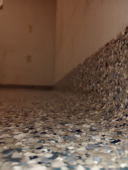 Another high-performance floor by Black Bear in the books. This one included the overhaul of a breakroom and bathrooms for Briar Realty Trust. 

#epoxy #urethane #mma #concrete #concretecoating #resinous #resinousfloor #seamlessfloor #coving #flakefloor #contractor #getfloored