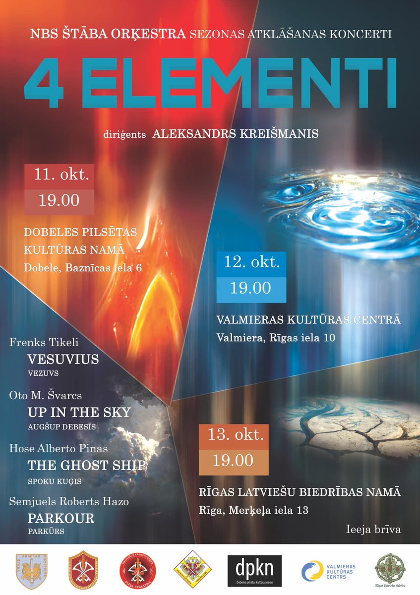 dpknlv's tweet image. šovakar NBS štāba orķestra koncerts @dpknlv plkst. 19.00 Ieeja bez maksas