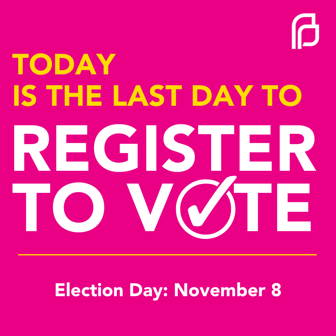 🚨TEXAS: Today is the last day to register to vote for the November 2022 election! We urge you to double check your voter registration status. Make sure you're registered! ➡️bit.ly/3Mf7uMh
 #MyBodyMyBallot 🗳️