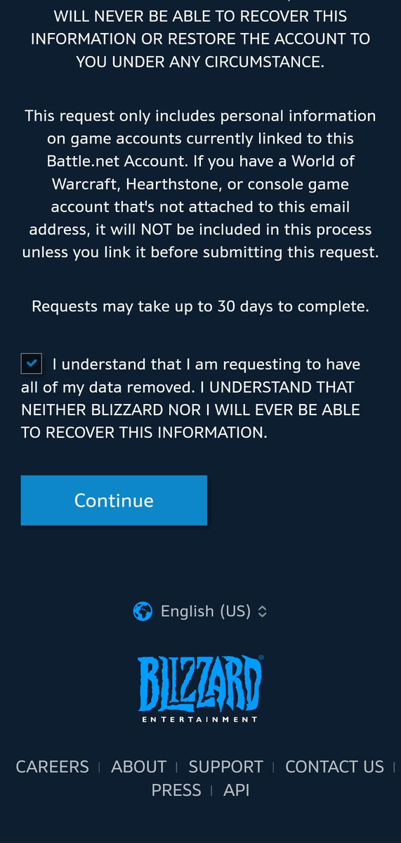R0ttenirt's tweet photo. Went to play Overwatch 2 for the first time ever and this is how it went
Step 1. Install game and make Blizzard account for OW2
Step 2. Verify account email
Step 3. Invalid phone number ???
Step 4. Delete account &amp; Uninstall 😀 https://t.co/s8rVL07R6b