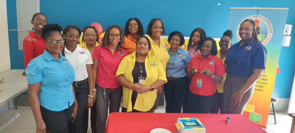jodianvg's tweet photo. Team Region 2 celebrating 300 Early Childhood Institutions certified @ECCJA @JulianneIsrael @TreasuredHowelK @jovialjady @avalittle_faith @kerrinigy #12StandardsMatter #300certified https://t.co/P4fBudhFNw