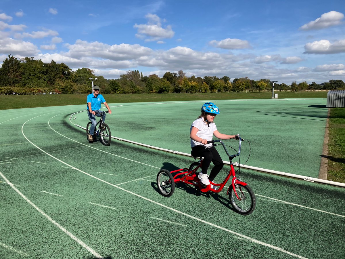 SSPSouthBucks's tweet photo. My favourite kind of day ☀️ 🚲 Adapted cycling for Bucks Schools with the awesome @activeinsport @WFAVolunteering #cyclingprojects #wheelsforall #physicalactivity #community https://t.co/sZBsmrswP4