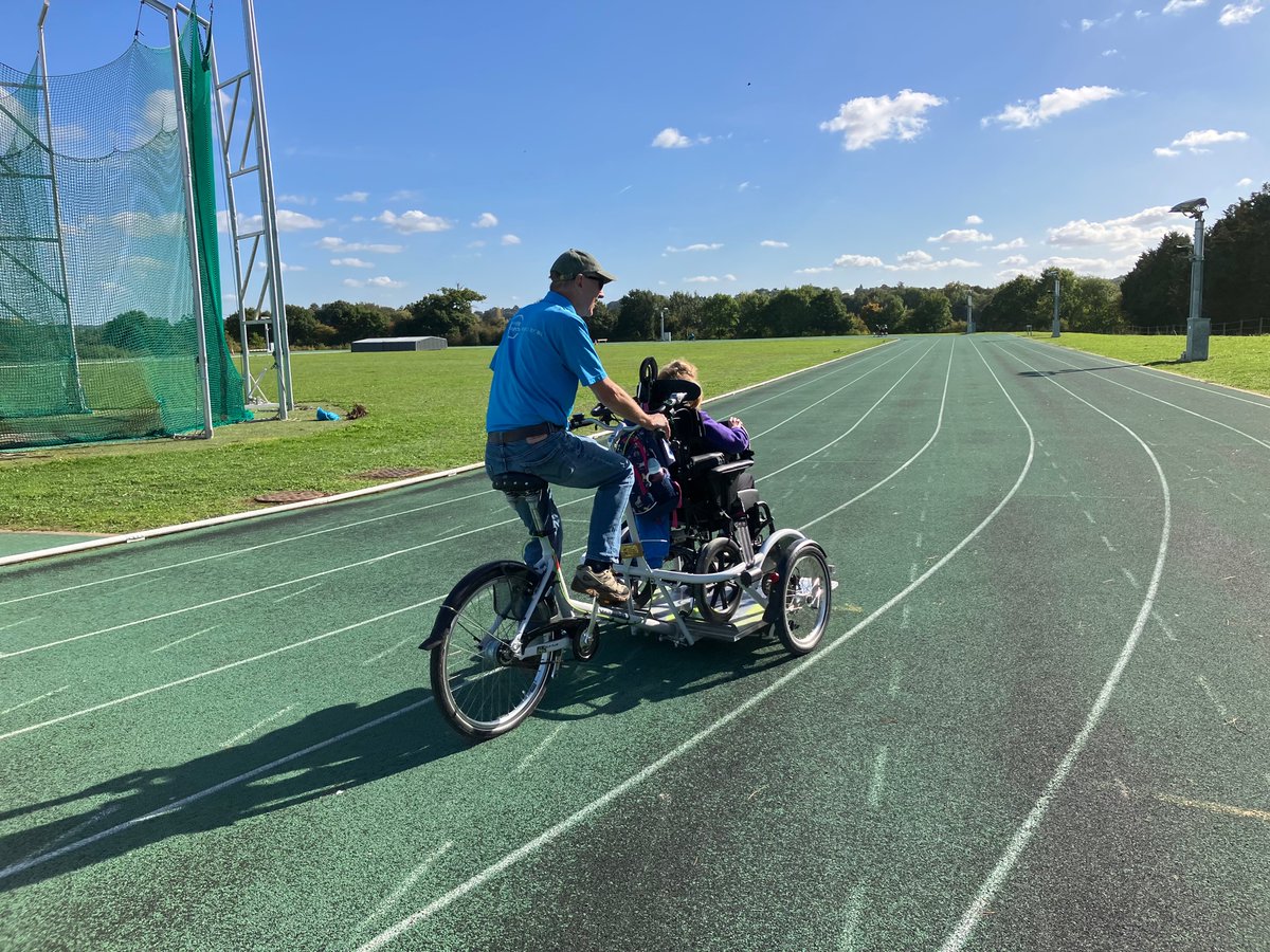 SSPSouthBucks's tweet photo. My favourite kind of day ☀️ 🚲 Adapted cycling for Bucks Schools with the awesome @activeinsport @WFAVolunteering #cyclingprojects #wheelsforall #physicalactivity #community https://t.co/sZBsmrswP4