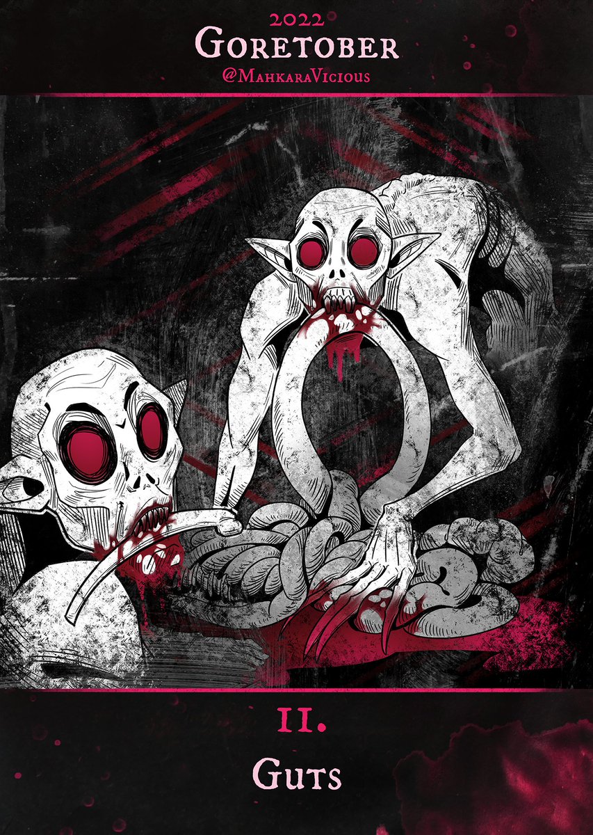 MahkaraVicious's tweet photo. Day 11
👁️Detected👁️

#goretober #undead #horrorart #creepy https://t.co/FU0u7CceEO