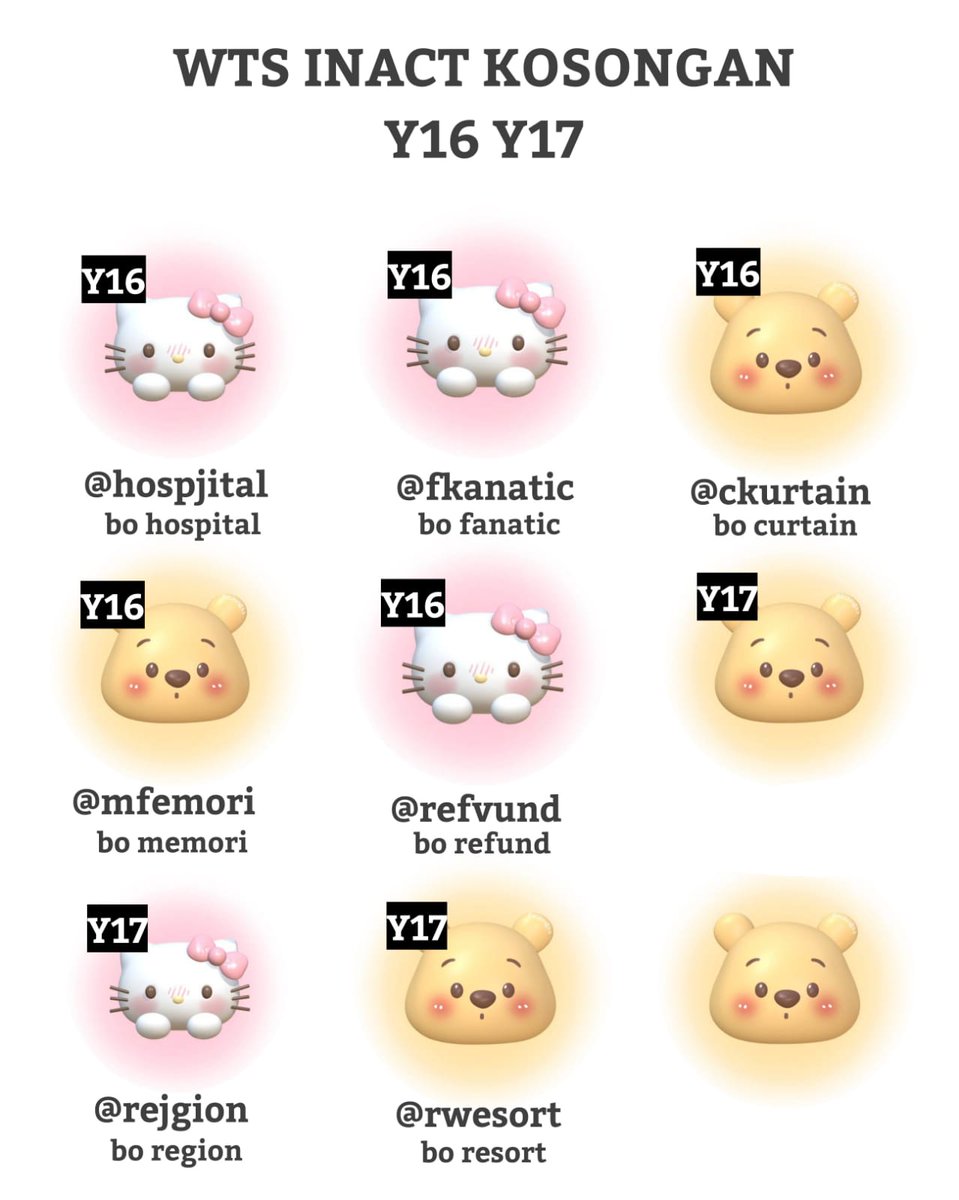 meloodius's tweet image. WTS INACT KOSONGAN Y16 Y17

💸 :  9.000 / each

♡. vall (mastip 10 desember 2022)
♡. go green (-sbb dimainin ijo)
♡. masuk mt &amp;amp; ht (boleh test)
♡. dapat data akun lengkap
♡. dapat kontak wa verif unlock

#zonauang #zonaba