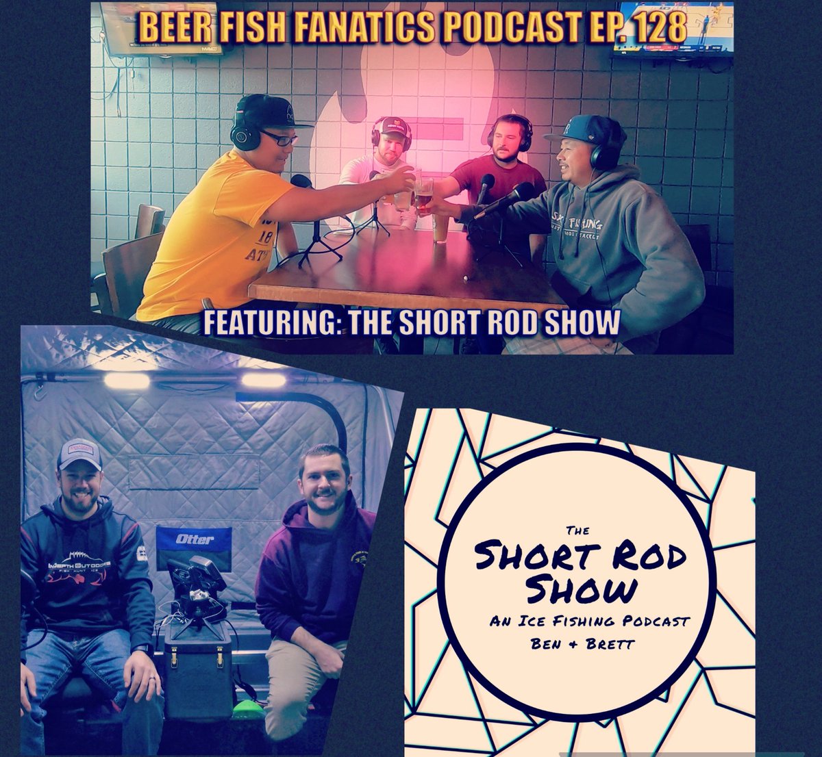 Beer, Ice Fishing, Boat talk, New Walleye jigging tips, and More beers. Good times with The Short Rod Show fellas on BFF. CHEERS!

youtu.be/T1Wa4XXCkxU <Video 
buzzsprout.com/993337 <Audio 

Available on: Spotify, iTunes, Google Podcast, iHeart, and Amazon Podcasts!