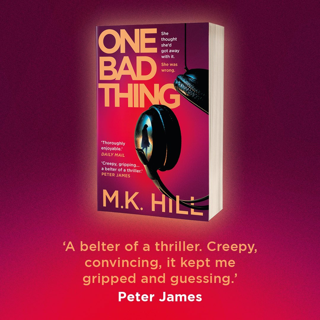 markhillwriter's tweet photo. #OneBadThing is just 99p right now. That means you can get to see the inside of my head, with all the sharp turns, all the treacherous twists, and all the moral ambiguity. For LESS than a pound. If you’re the kind of person who thinks tarantulas are cute, it might be for you. https://t.co/MvBDV3P5e0