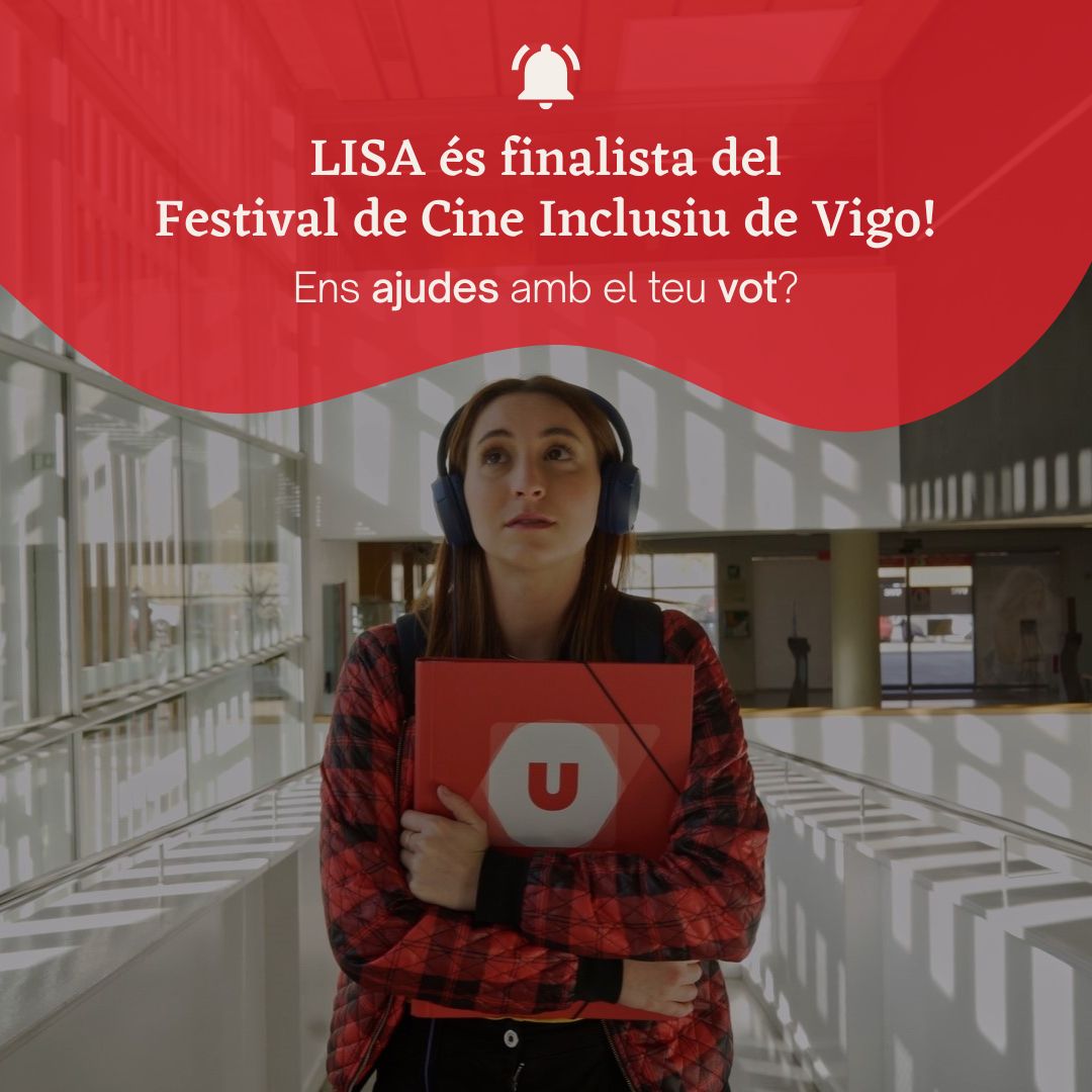 UVicLife's tweet photo. Hey 😜 LISA també és finalista del Festival de Cine Inclusiu de Vigo (@ViiffV) 💥! Per guanyar en la categoria necessitem el vostre vot!

Ens ajudeu votant aquí 🙏🏻➡️ https://t.co/hkXqdEf6c8
Gràcies 🙌!!!

#UVic #SocLisa #WebsèrieUVic
@uvic_ucc @UVic_FEC @UVic_FCTE
@AspergerCat https://t.co/NS2ZR9hlMO