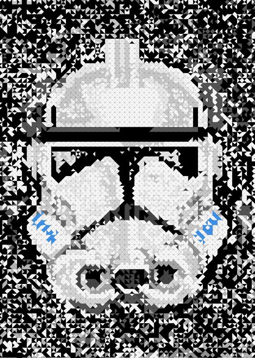 DaneAndZadeShop's tweet photo. Featured Art of the Day: "Stormtrooper, Attack of the Clones". Buy it at: https://t.co/XNv5UvWbFO https://t.co/AYvPzue4CU