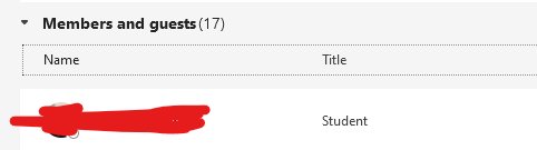 MrArmstrongTech's tweet photo. @MicrosoftTeams can you please make it so that lists of pupils / team members can be sorted by surname? the inconsistency of list order in different places across the app makes it difficult to work with my class teams. https://t.co/c94zNRNkeI