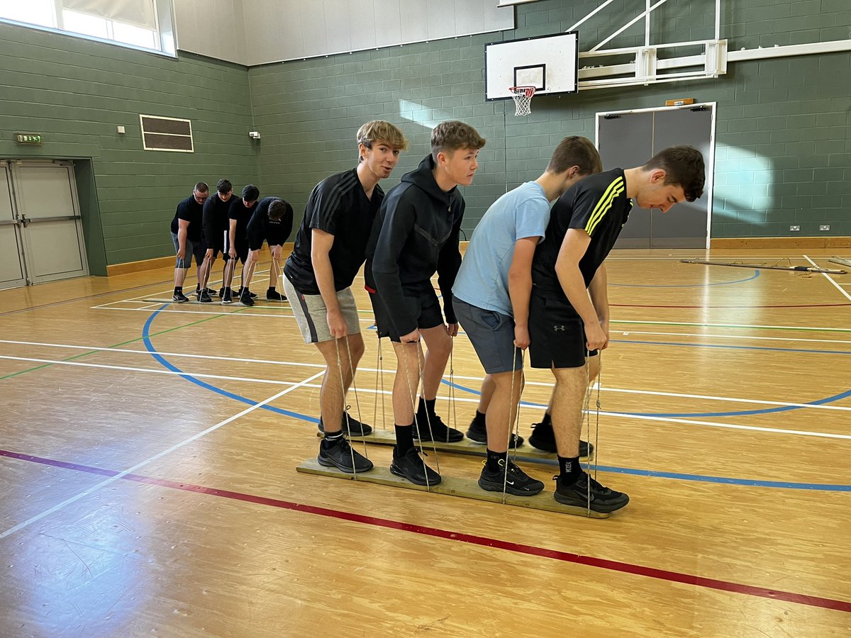 MrChambersPE's tweet photo. Plenty of work to do on developing roles and responsibilities here. Great fun Team Building with the Higher Class - less arguments next time please ๐ @ParkMainsPE @theparkmains #higherpe https://t.co/acmocjO2gG