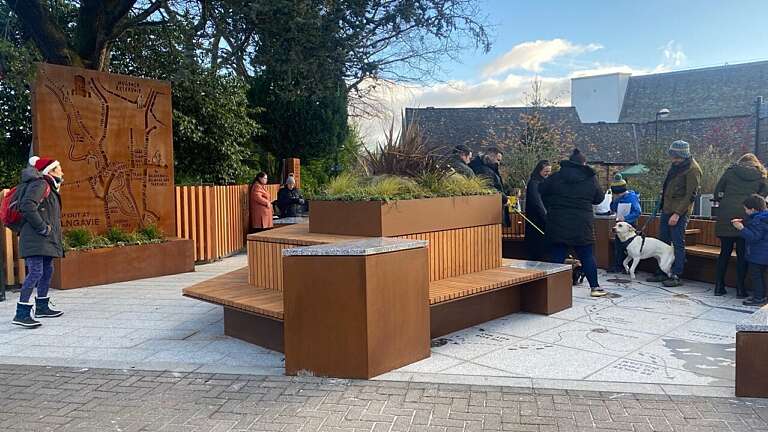 We assist from the original concept and design stage to material selection and technical support with competitive pricing. Visit cedstone.com for more.  
Project: Folkestone Market Square.
Materials supplied: Granite Paving &amp; Kerbs, Bespoke Masonry Services.