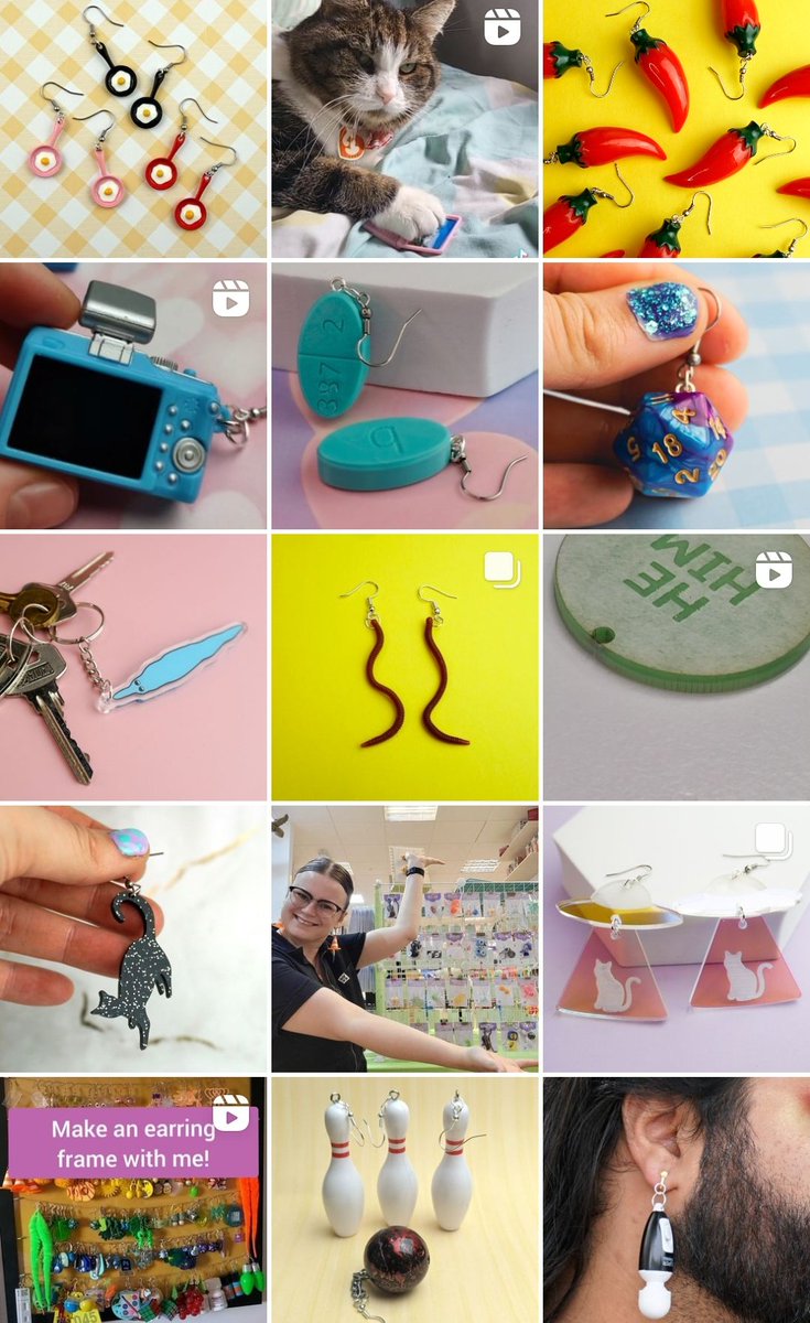takumasgirl's tweet photo. My full-time job is making quirky and fun earrings through Candy Goblins! 💕 If you want to support a queer owned business this holiday season, check my website out! 

https://t.co/psyLF5tbLd https://t.co/NO1eZpYs39